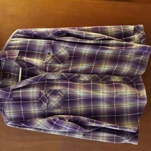 Bits& Bridle L Purple Plaid